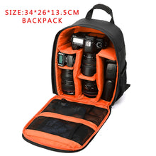 Load image into Gallery viewer, Multi-functional Camera Bag Photo Backpack Waterproof Large Capacity Portable Travel DSLR Camera Bag Digital Cameras Bag