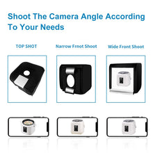 Load image into Gallery viewer, Home Photo Studio Box 40cm/60cm Led Lightroom Dimming Folding Softbox Light Tent With 4 Colors Backdrops For Product Photography