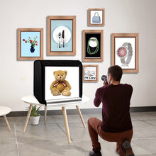 Load image into Gallery viewer, Home Photo Studio Box 40cm/60cm Led Lightroom Dimming Folding Softbox Light Tent With 4 Colors Backdrops For Product Photography