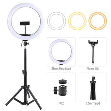 Load image into Gallery viewer, 13 inches LED Round Flash Ring Lamp