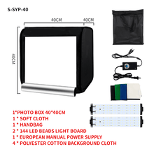Load image into Gallery viewer, Home Photo Studio Box 40cm/60cm Led Lightroom Dimming Folding Softbox Light Tent With 4 Colors Backdrops For Product Photography