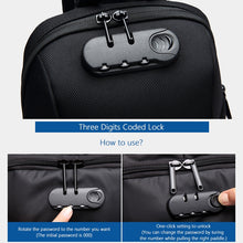 Load image into Gallery viewer, OZUKO 2021 New Multifunction Crossbody Bag for Men Anti-theft Shoulder Messenger Bags Male Waterproof Short Trip Chest Bag Pack