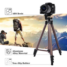 Load image into Gallery viewer, FOSOTO WT3130 Profesional Aluminum Mini Tripods Camera Tripod Stand With Smartphone Holder For DSLR Camera Phone Smartphone