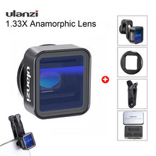 Load image into Gallery viewer, Ulanzi Anamorphic Lens For iPhone 12 Pro Max X 1.33X 1.55X Wide Screen Video Widescreen Slr Movie Videomaker Filmmaker
