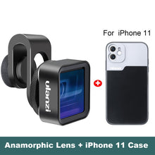 Load image into Gallery viewer, Ulanzi Anamorphic Lens For iPhone 12 Pro Max X 1.33X 1.55X Wide Screen Video Widescreen Slr Movie Videomaker Filmmaker