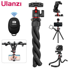 Load image into Gallery viewer, Ulanzi Flexible Tripod For Phone DSLR SLR Camera Tripod Smartphone Octopus Tripod For iPhone 12 Pro Max Canon Nikon Sony Camera